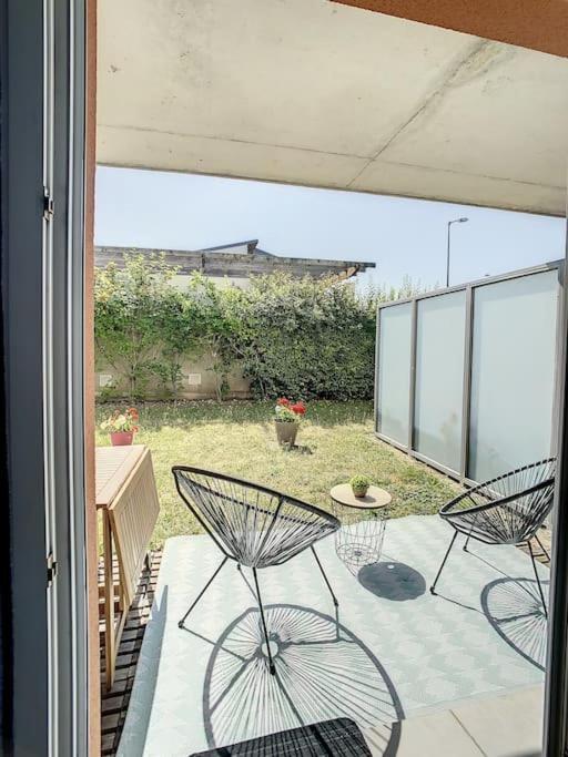 Grand Appart Terrasse Parking Design Amiens Esterno foto